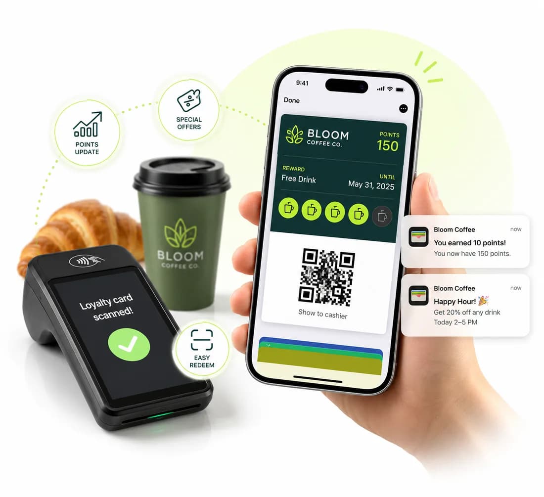 Restaurants wallet pass example